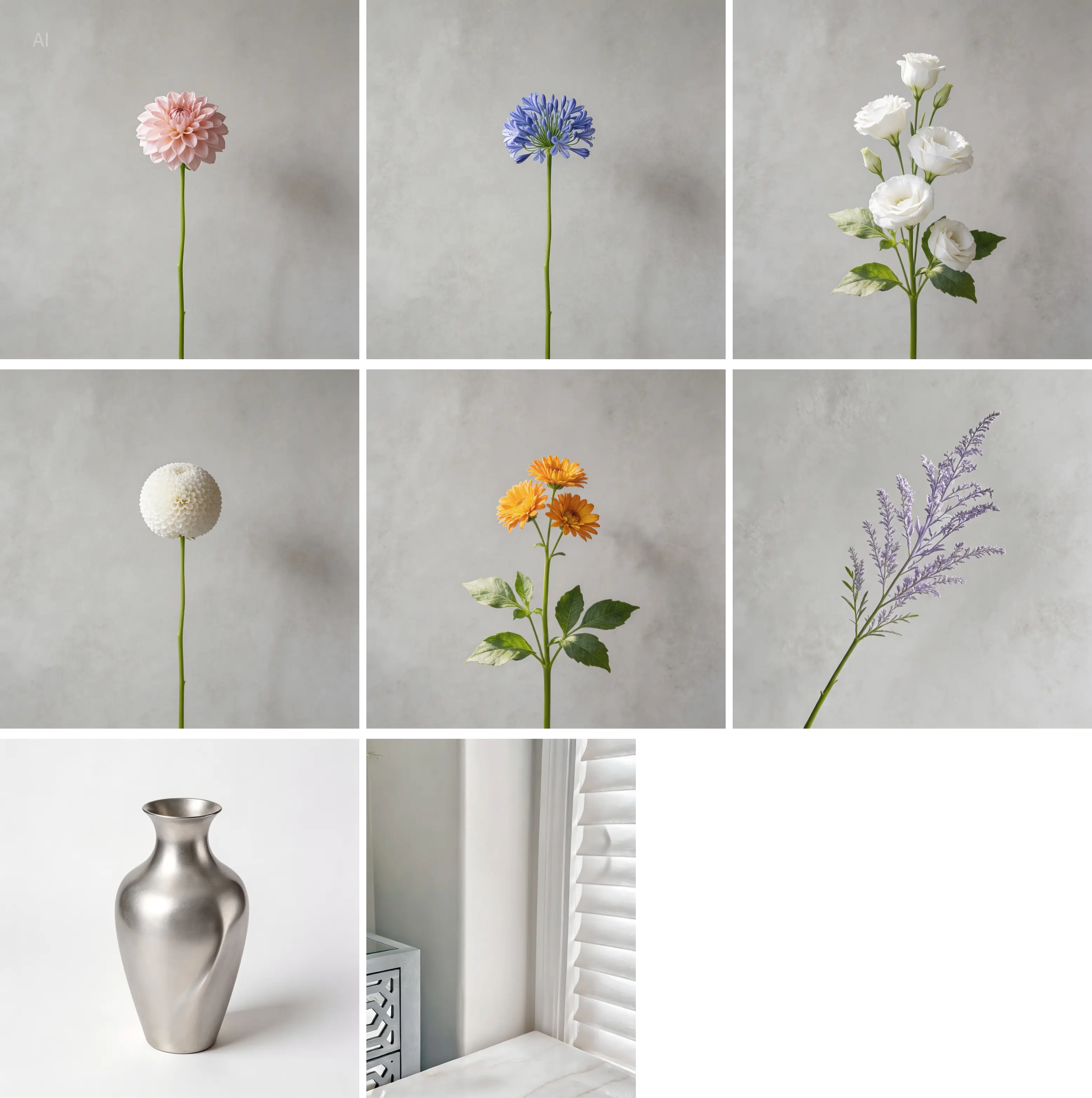 Floral arrangement composite input reference